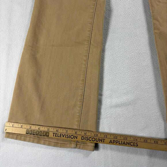 Chico’s Platinum Denim Womens Bootcut Jeans Tan Stretch Size 1.5 Regular 34x31 - Picture 3 of 7